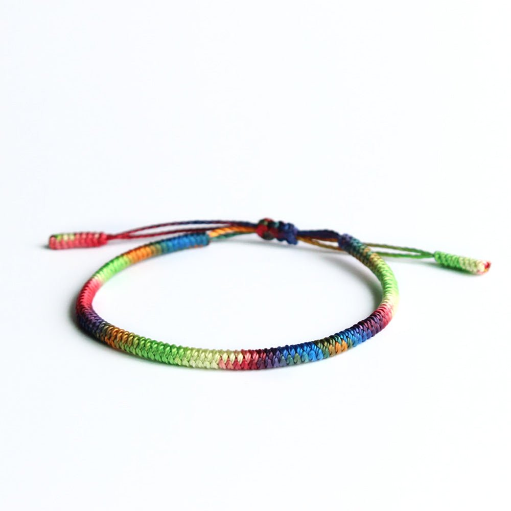 Kailash Way Braided 7 Chakra Balance Energy Meditation Bracelet