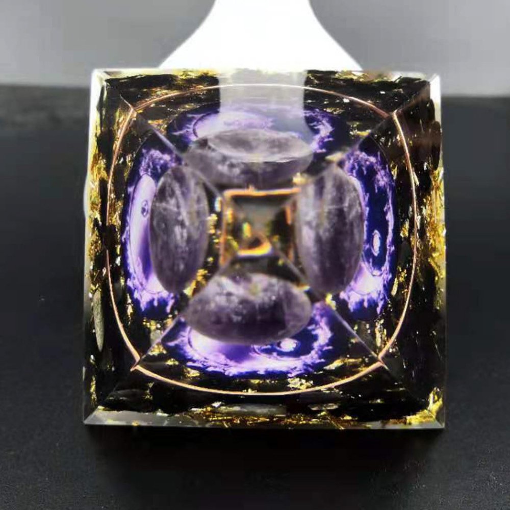 Kailash Way Crystal Pyramid Protection Serenity Energy Decor