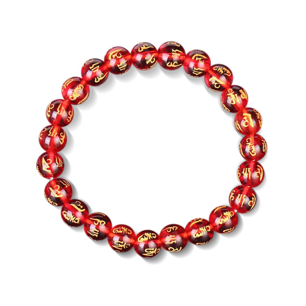 Kailash Way Red Mantra Harmony Luck Bracelet