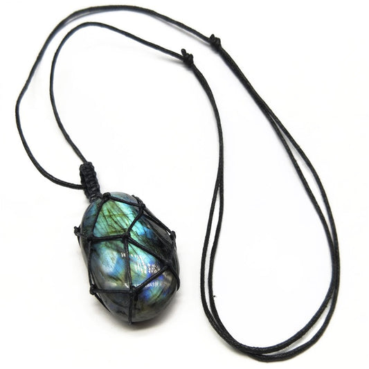Kailash Way Labradorite Dragon Protection Intuition Necklace