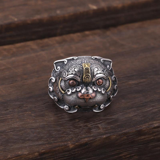 Kailash Way Adjustable Pixiu Prosperity Wealth Attraction Ring Photo 2
