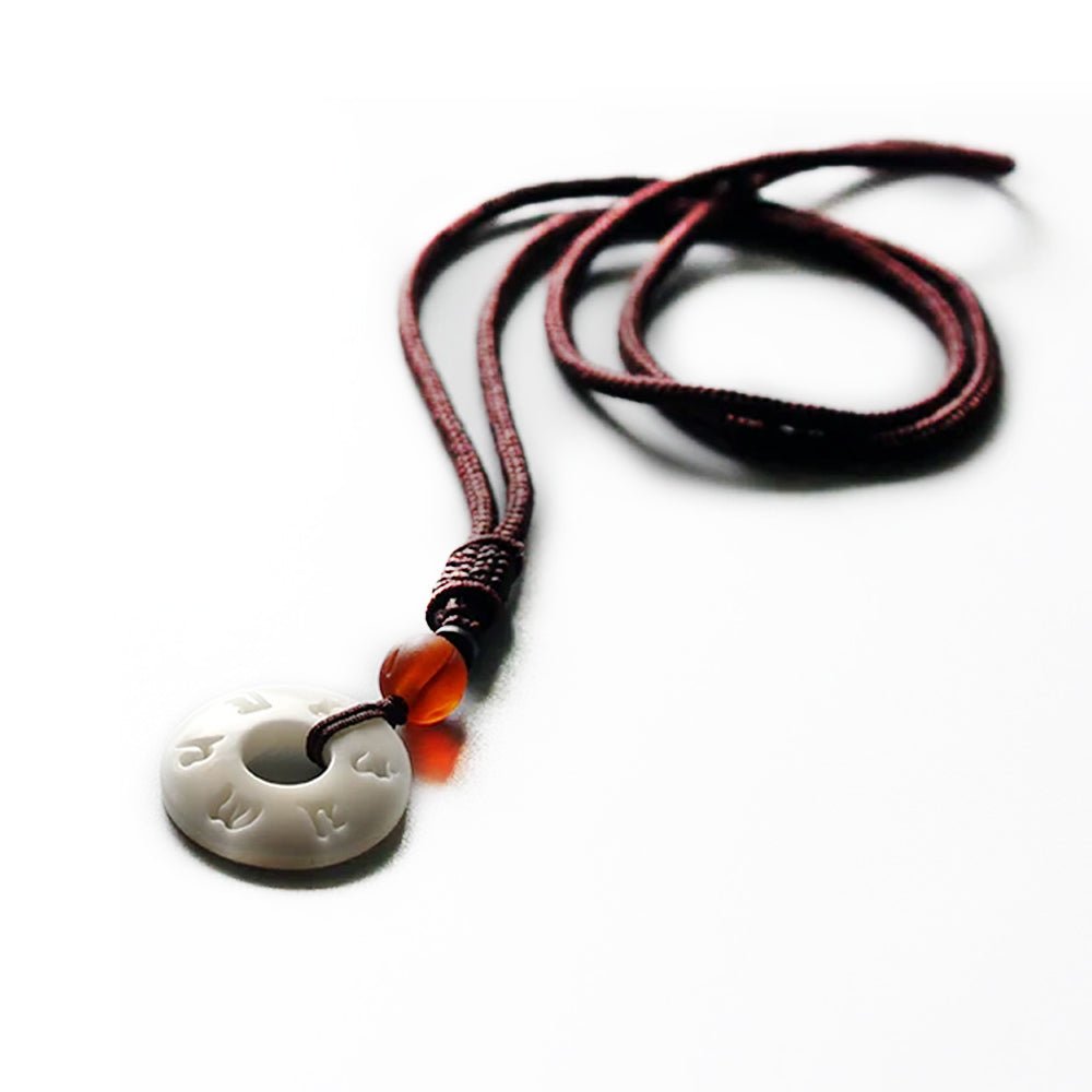 Kailash Way Handmade OM Wisdom Enlightenment Pendant Necklace