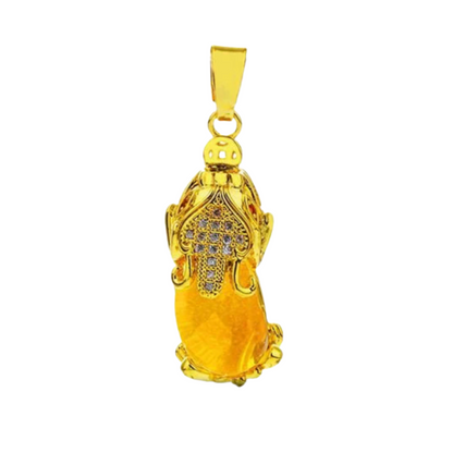 Kailash Way 18k Gold Pixiu Positive Energy Peace Necklace