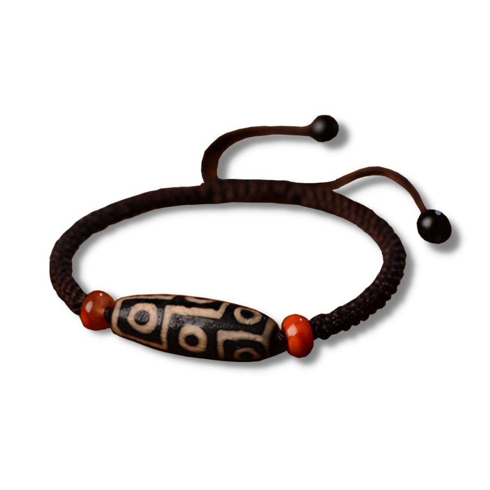 Kailash Way 9-Eye Dzi Prosperity Wealth Attraction Bracelet
