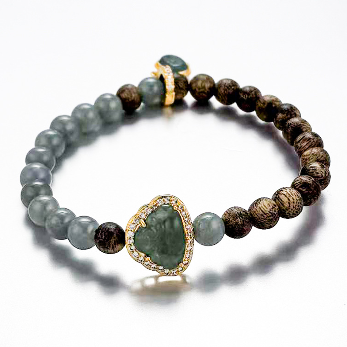Kailash Way Jadeite Wealth Prosperity Bracelet
