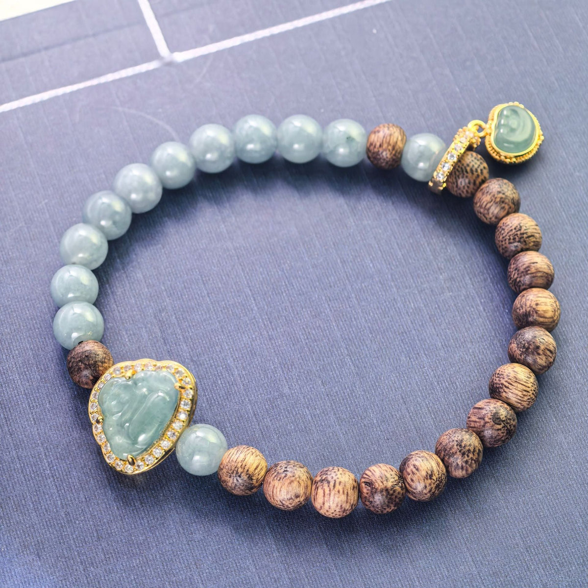 Kailash Way Jadeite Wealth Prosperity Bracelet