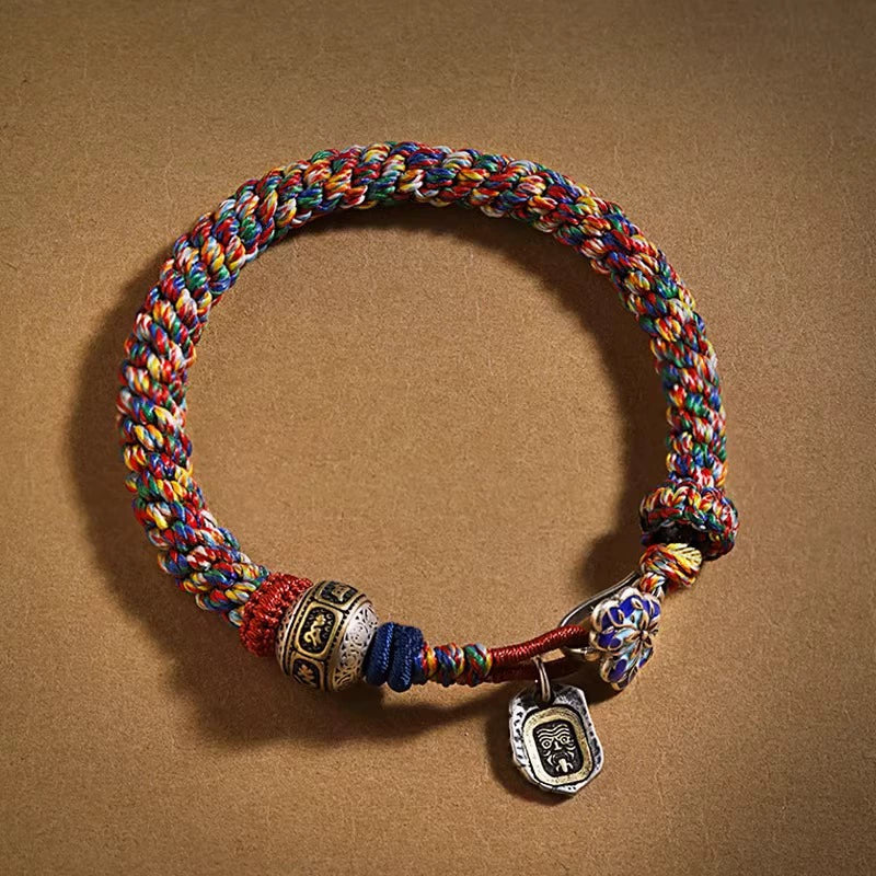 Kailash Way Woven Mantra Compassion Harmony Bracelet