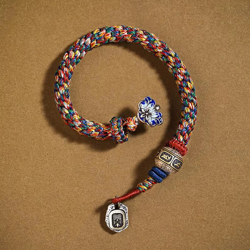 Kailash Way Woven Mantra Compassion Harmony Bracelet