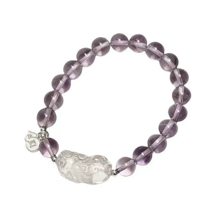 Kailash Way Amethyst Pixiu Prosperity Protection Bracelet