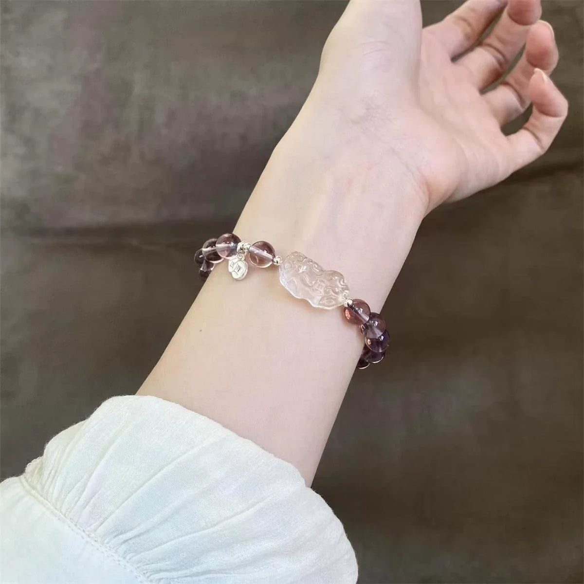 Kailash Way Amethyst Pixiu Prosperity Protection Bracelet