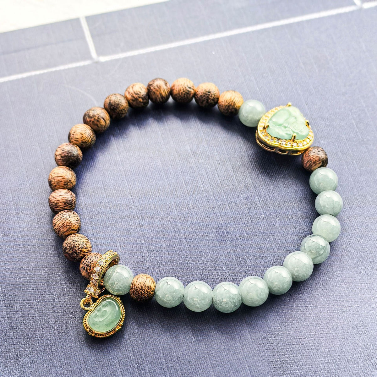 Kailash Way Jadeite Wealth Prosperity Bracelet