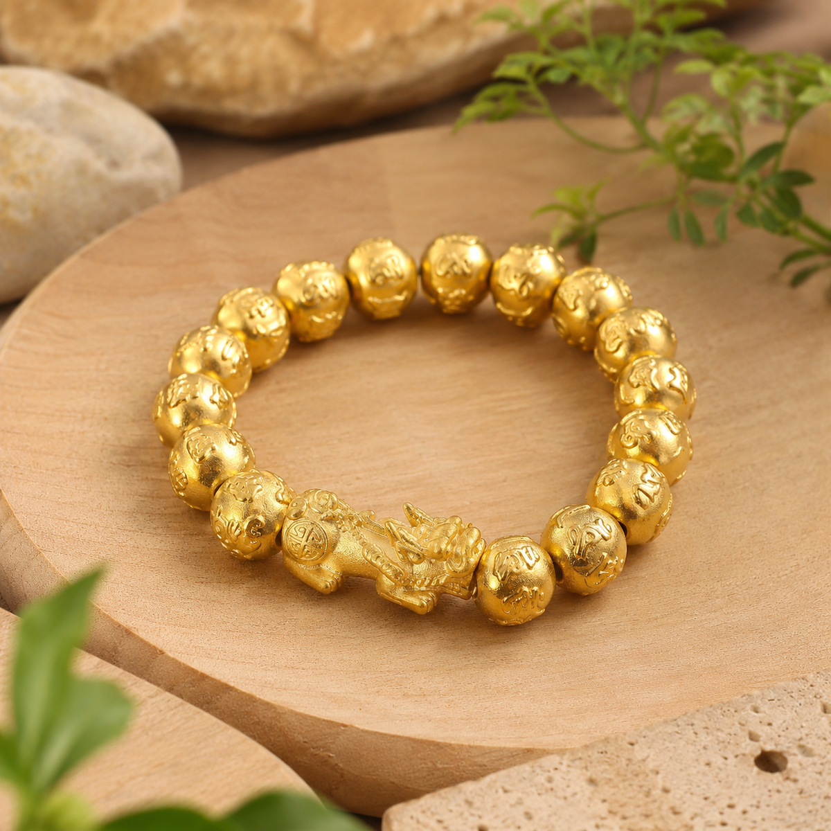 Kailash Way Garnet Pixiu Prosperity Wealth Bracelet