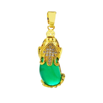 Kailash Way 18k Gold Pixiu Positive Energy Peace Necklace
