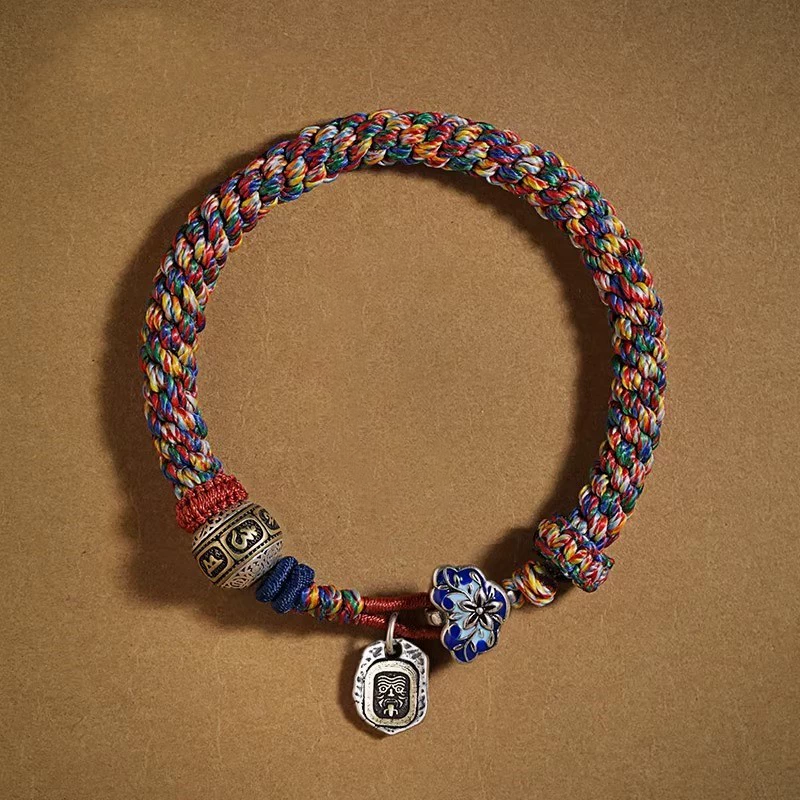 Kailash Way Woven Mantra Compassion Harmony Bracelet