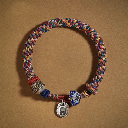 Kailash Way Woven Mantra Compassion Harmony Bracelet