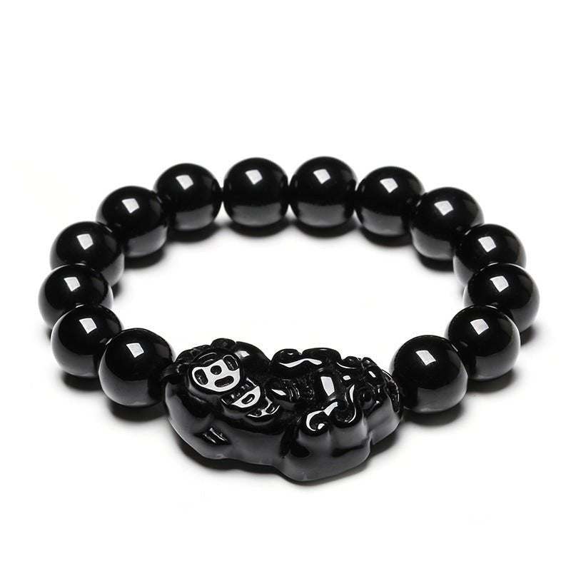 Kailash Way Obsidian Pi Yao Wealth Protection Bracelet