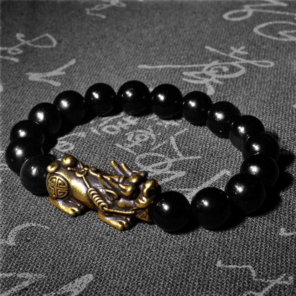 Kailash Way Black Obsidian Abundance Protection Bracelet