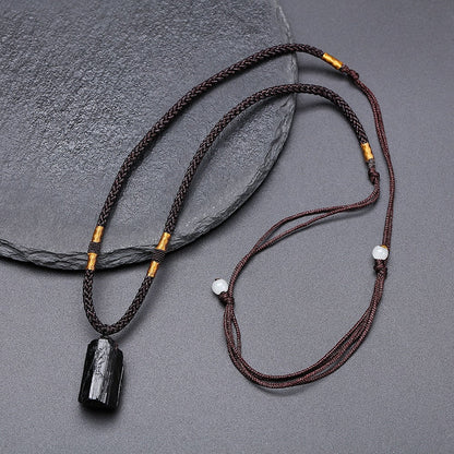 Kailash Way Black Tourmaline Purification Protection Necklace