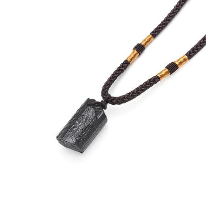 Kailash Way Black Tourmaline Purification Protection Necklace