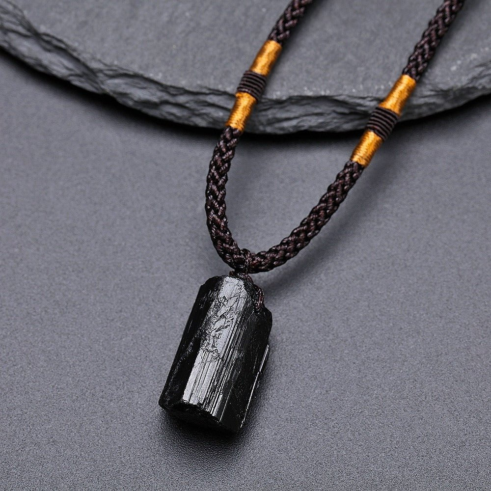 Kailash Way Black Tourmaline Purification Protection Necklace