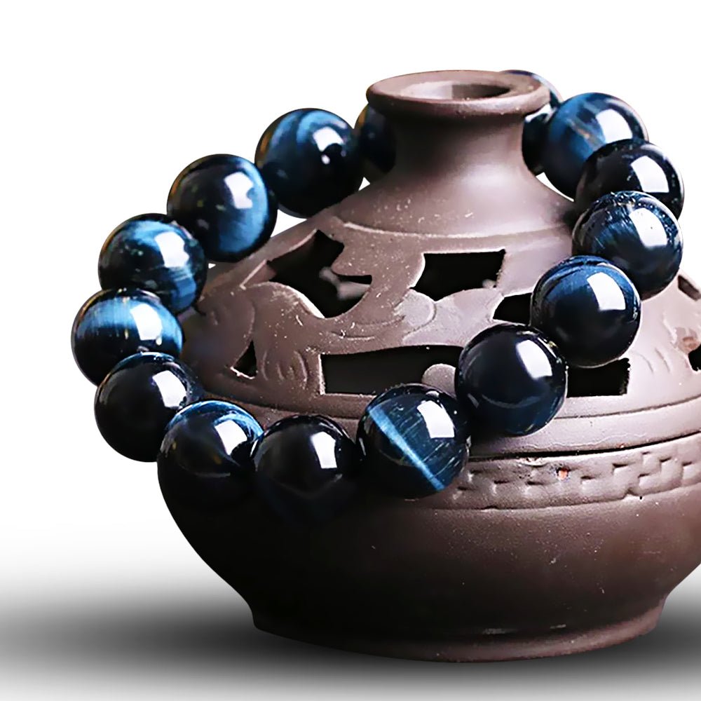 Kailash Way Blue Tiger Eye Harmony Wealth Bracelet