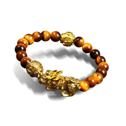 Kailash Way Tiger's Eye Piyao Wealth Fortune Bracelet