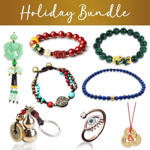 Kailash Way Jade Pi Yao Abundance Protection Bracelet Bundle