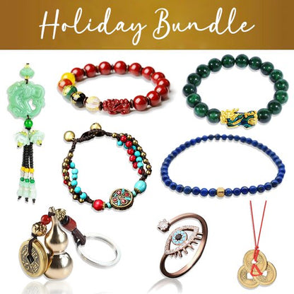 Kailash Way Jade Pi Yao Abundance Protection Bracelet Bundle