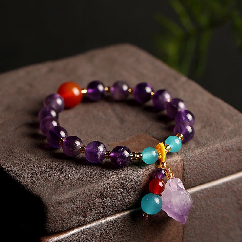 Kailash Way Amethyst Harmony Intuition Calming Bracelet