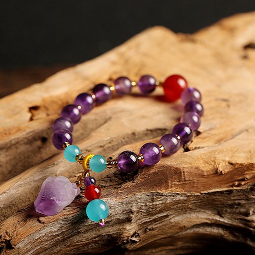 Kailash Way Amethyst Harmony Intuition Calming Bracelet