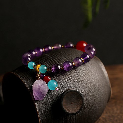 Kailash Way Amethyst Harmony Intuition Calming Bracelet