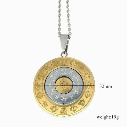 Kailash Way Stainless Steel Constellation Luck Necklace