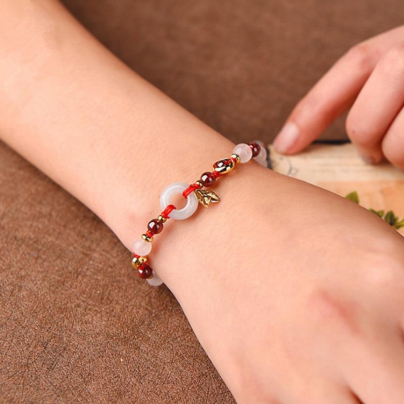Kailash Way Burmese Jade Coin Prosperity Wisdom Bracelet