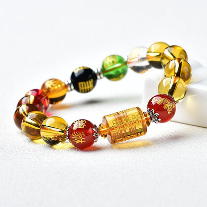 Kailash Way Citrine Wealth Abundance Prosperity Bracelet