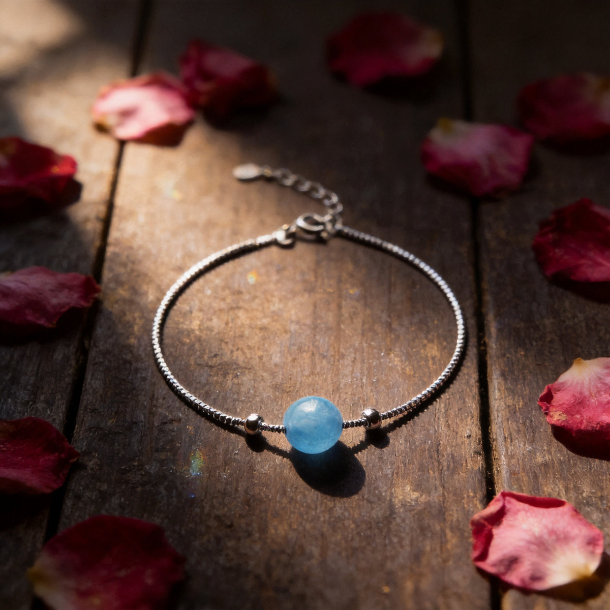 Kailash Way Chalcedony Harmony Positivity Energy Bracelet front view