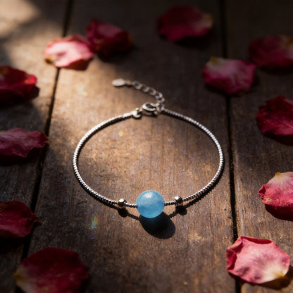 Kailash Way Chalcedony Harmony Positivity Energy Bracelet front view