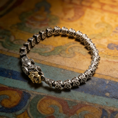 Kailash Way Feng Shui Pixiu Wealth Attraction Protection Bracelet front view