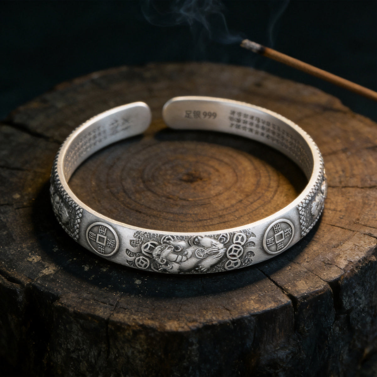Kailash Way Pixiu Wealth Luck Abundance Bracelet front view