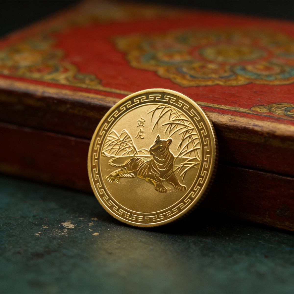 Kailash Way Prosperity Coin Good Fortune Talisman front view