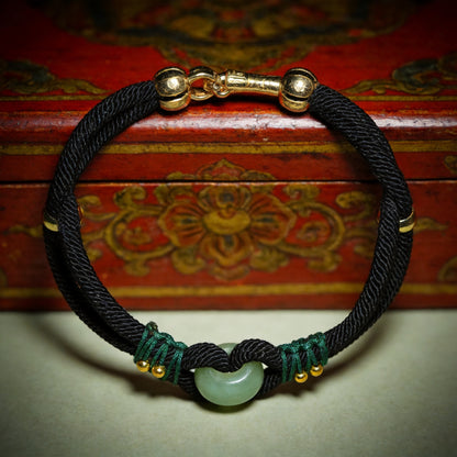 Kailash Way Jade Love Attraction Luck Bracelet front view