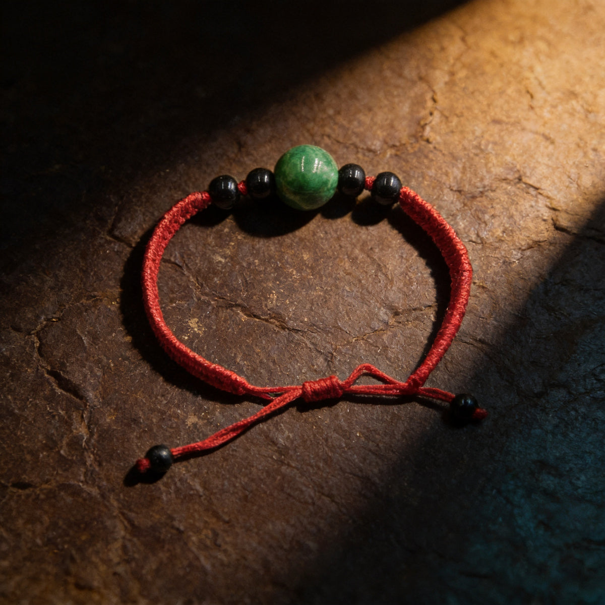 Kailash Way Jade Wealth Luck Harmony Bracelet front view