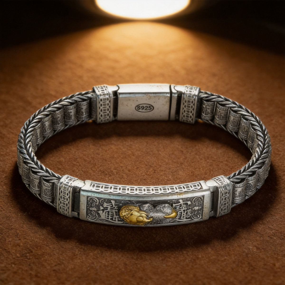 Kailash Way Feng Shui Pixiu Wealth Protection Bracelet front view