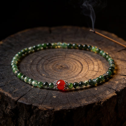 Kailash Way Agate Abundance Positivity Balance Bracelet front view