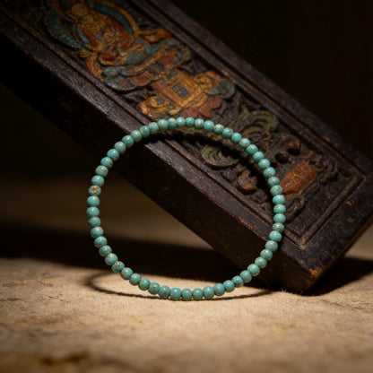 Kailash Way Turquoise Protection Positivity Luck Bracelet front view