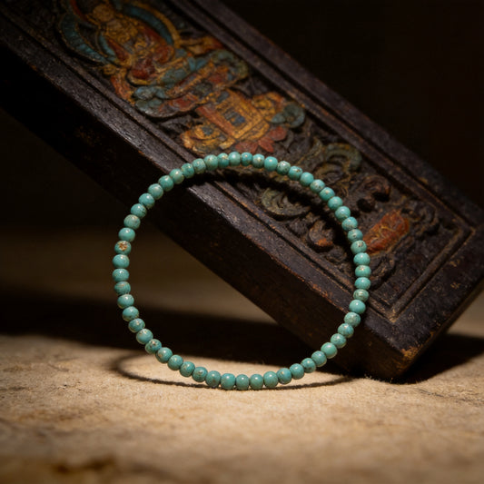 Kailash Way Turquoise Protection Positivity Luck Bracelet front view