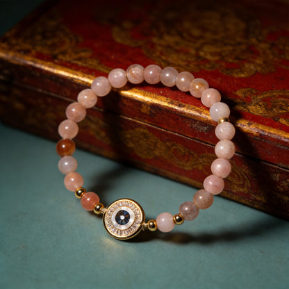Kailash Way Sunstone Radiance Confidence Healing Bracelet front view