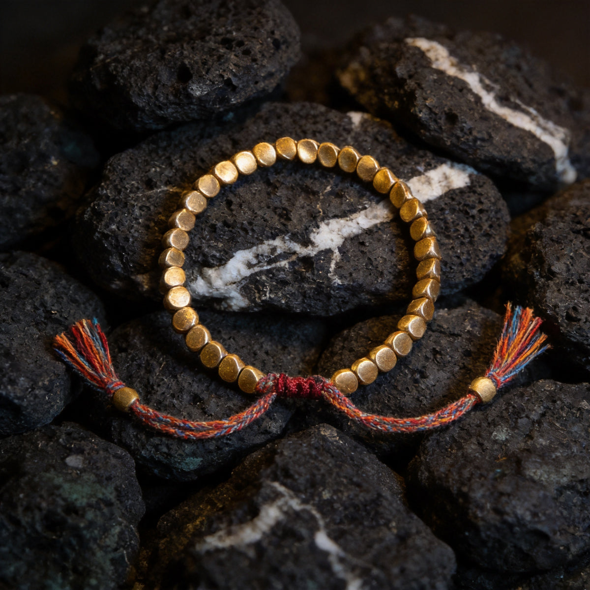 Kailash Way Copper Energy Positivity Protection Bracelet front view