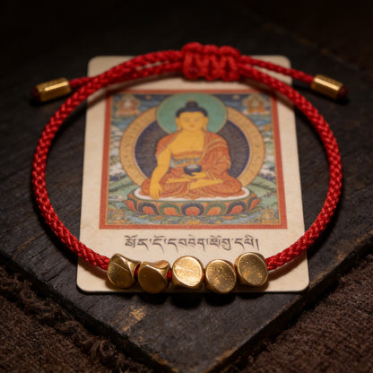 Kailash Way Copper Protection Positivity Luck Bracelet front view