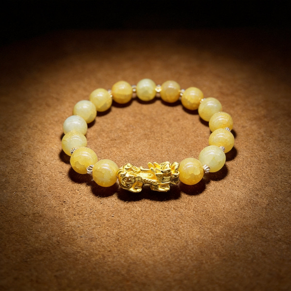 Kailash Way Citrine Piyao Abundance Wealth Bracelet front view