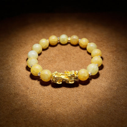 Kailash Way Citrine Piyao Abundance Wealth Bracelet front view